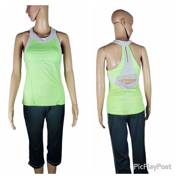 Lululemon Green & Gray Tank Top - Picture 1 of 7